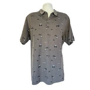 Travis Mathew Ensenada Polo Heather Dark Gray Golf Polo -1MY119 -Men’s Size: XXL